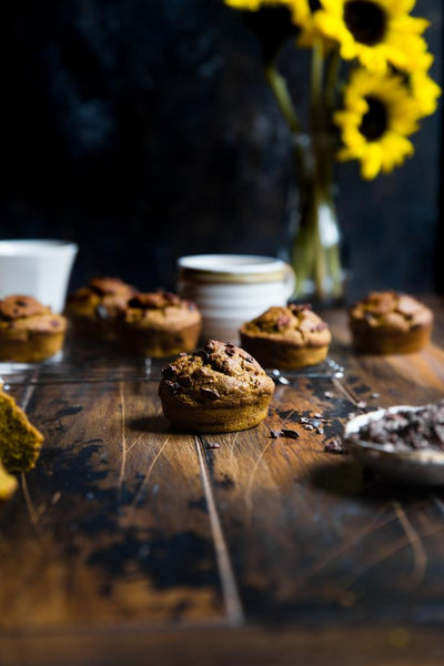 CBD Chocolate Chip Muffins: a recipe for Gloomy Days